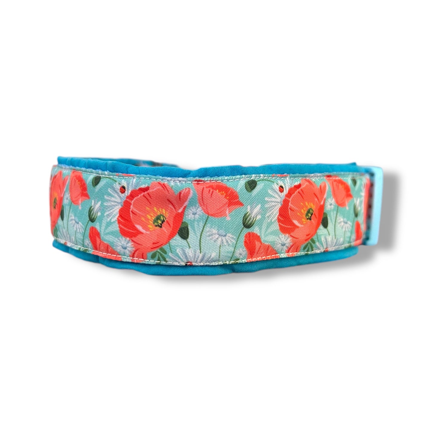 Softshell Hundehalsband "Flowers"