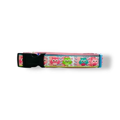 Softshell Hundehalsband "Owls"