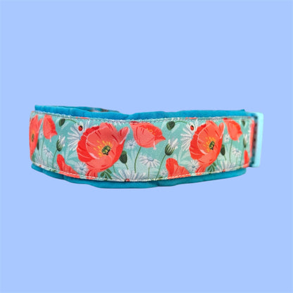 Softshell Hundehalsband "Flowers"
